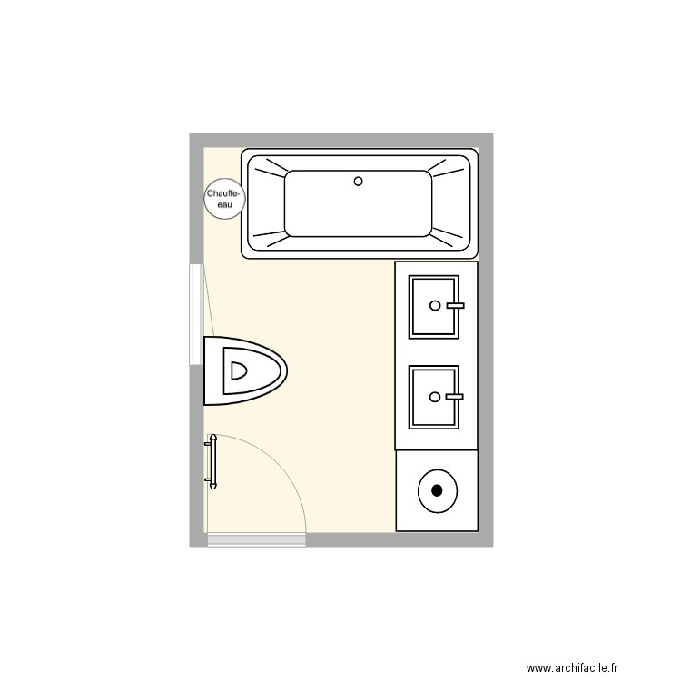 Salle de bains électricité. Plan de 0 pièce et 0 m2