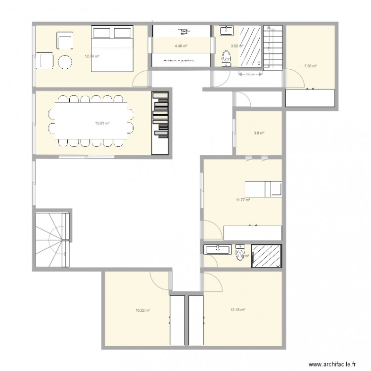 2 piso Casa Diego N. Plan de 0 pièce et 0 m2