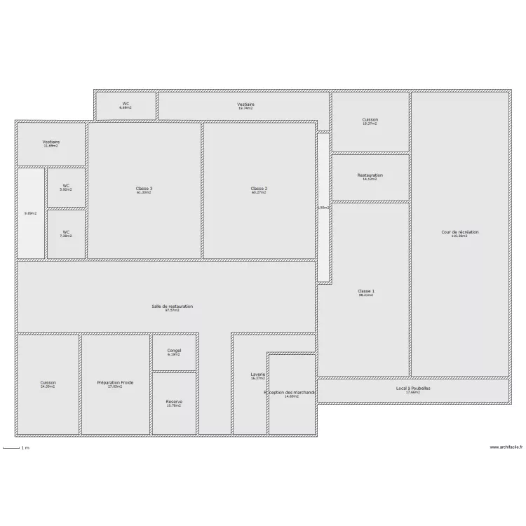 Ecole 7. Plan de 