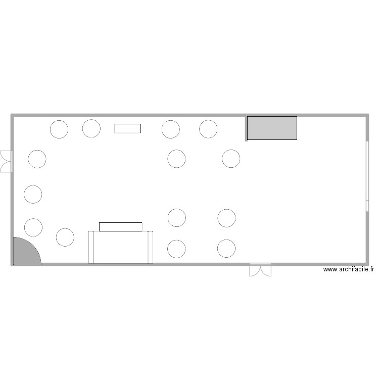 PLAN DE TABLE MAHA ET JEROME. Plan de 1 pièce et 367 m2