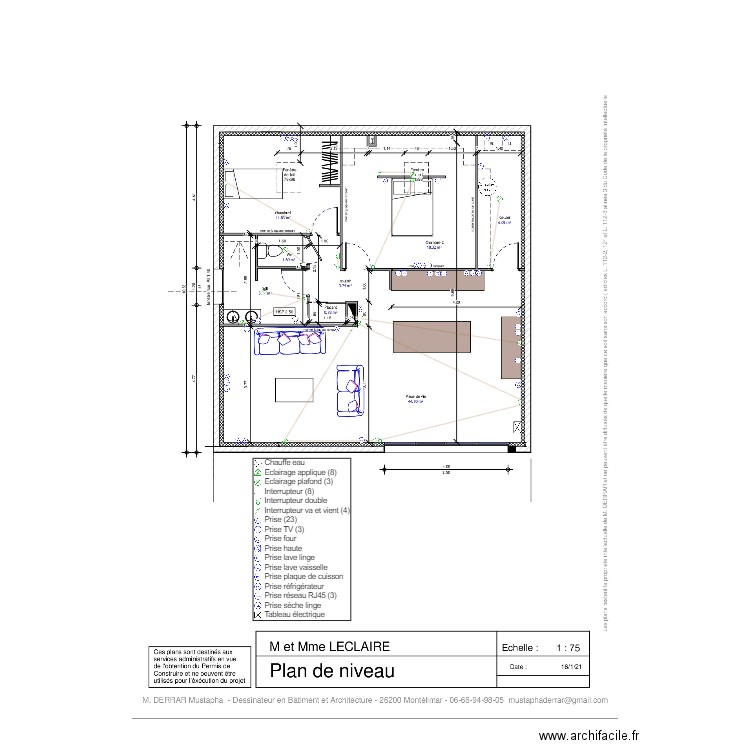 Leclaire elec. Plan de 0 pièce et 0 m2