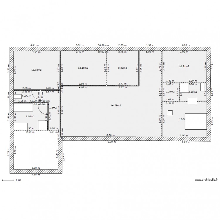 plan définitif. Plan de 0 pièce et 0 m2