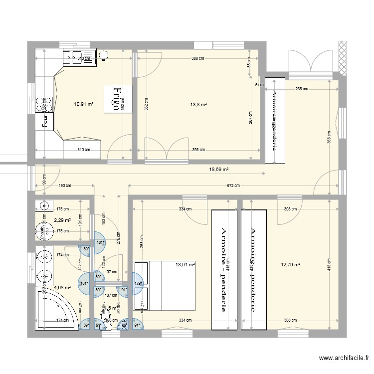 PLan 2. Plan de 0 pièce et 0 m2