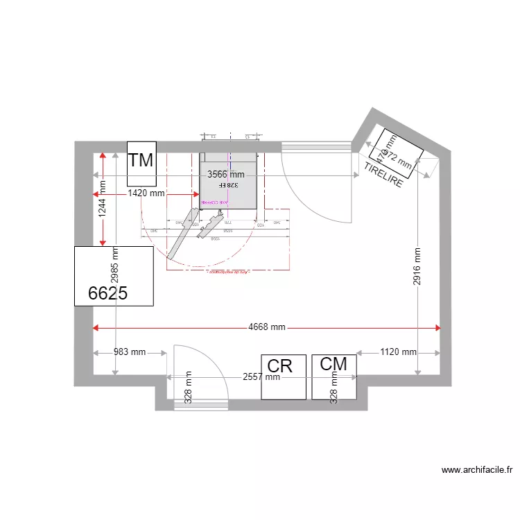 PLAN DE MASSE EXISTANT FANGO 328. Plan de 
