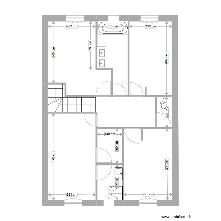 madelaine . Plan de 0 pièce et 0 m2