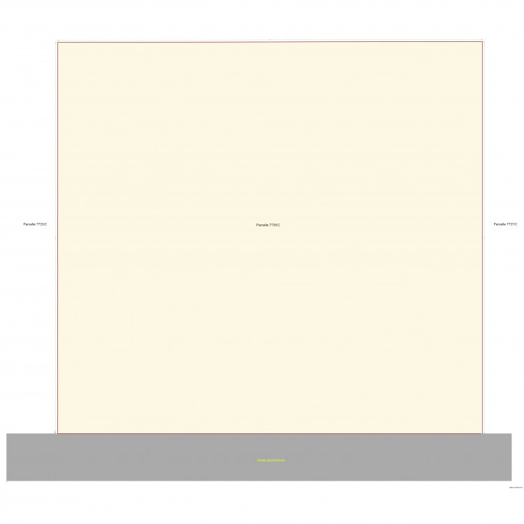 Parcelle 7735/C Q industriel. Plan de 0 pièce et 0 m2