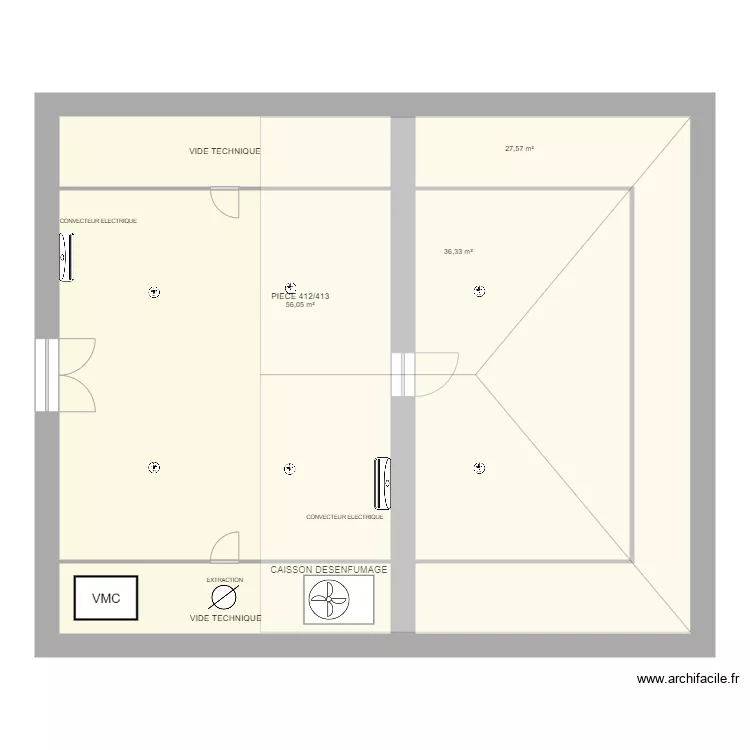 PROJET AVANT TRAVAUX. Plan de 