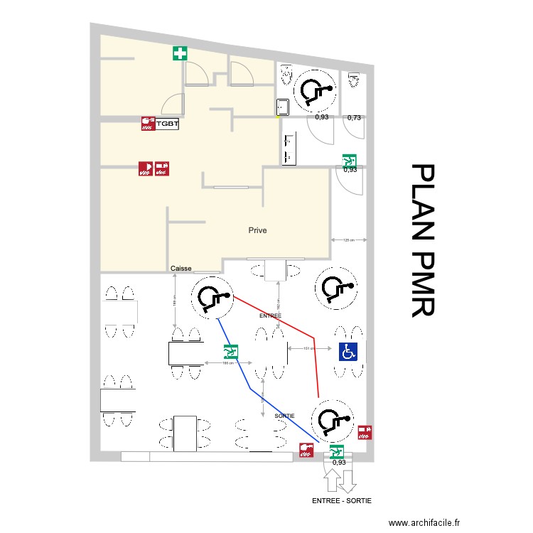  BOLLENE PMR. Plan de 0 pièce et 0 m2