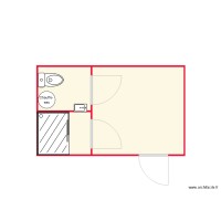 Bungalow refectoire et Sanitaire 4m 