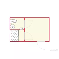 Bungalow refectoire et Sanitaire 4m 