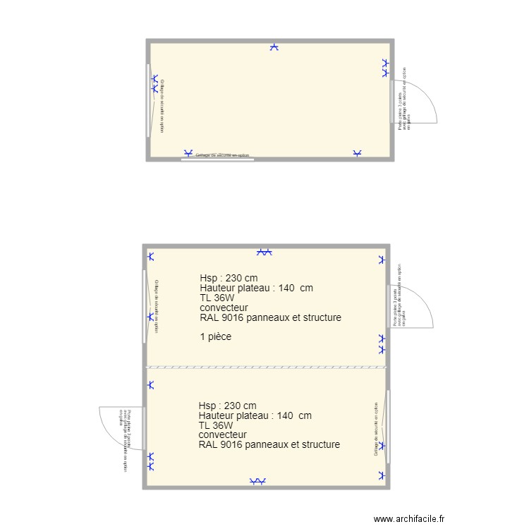 Audika. Plan de 0 pièce et 0 m2