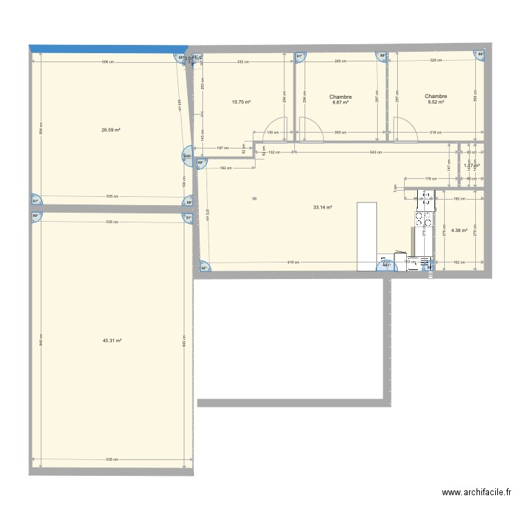 Narbonne plage extension . Plan de 0 pièce et 0 m2