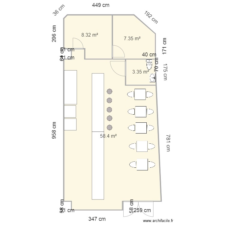 antoine 1. Plan de 4 pièces et 77 m2