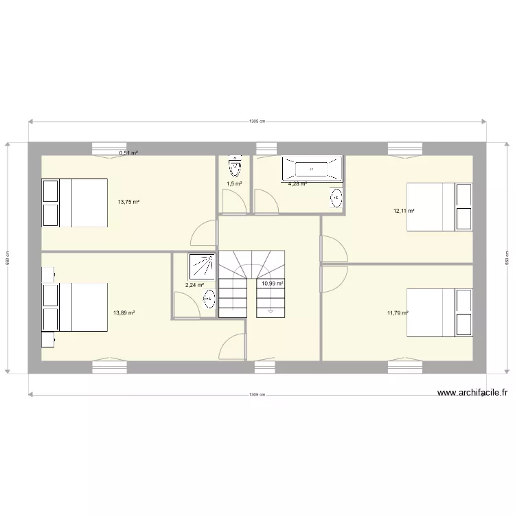 stanisclustan &eacute;tage. Plan de 