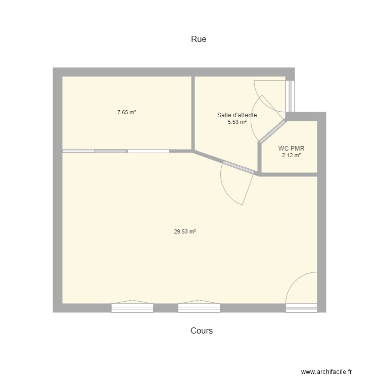 local 12 après travaux. Plan de 0 pièce et 0 m2