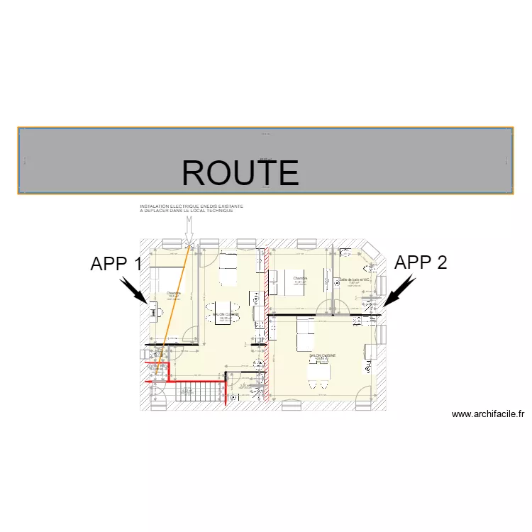 MAISON BENGY EDF RDC. Plan de MAISON BENGY EDF RDC. Plan de