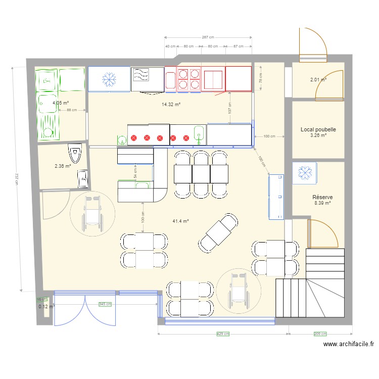 Verneuil Restaurant v8 3 sans plan. Plan de 0 pièce et 0 m2