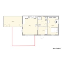 Maison 50 m2 avec chambre bureau 1