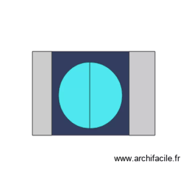 porte separation salon v5. Plan de 