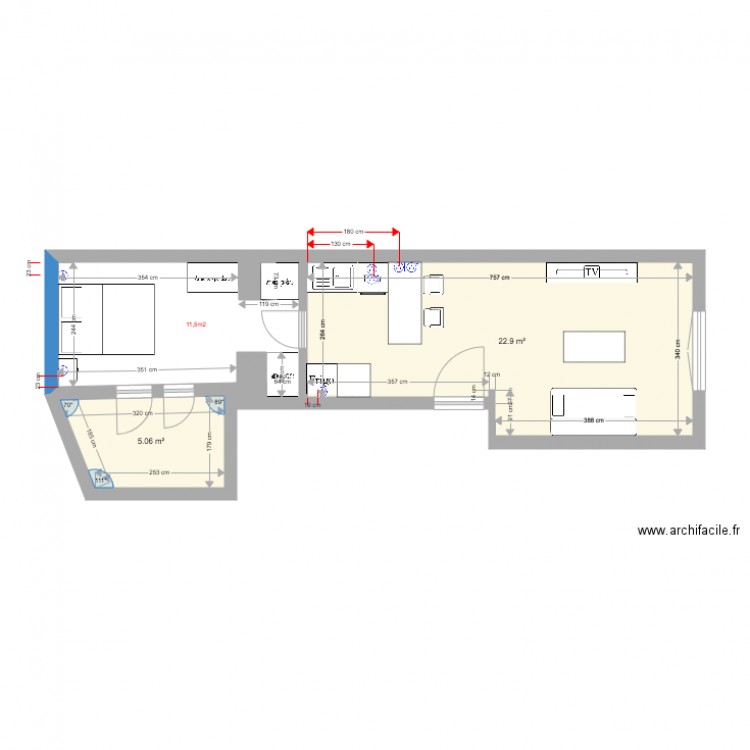 Vauban RDC V1. Plan de 0 pièce et 0 m2