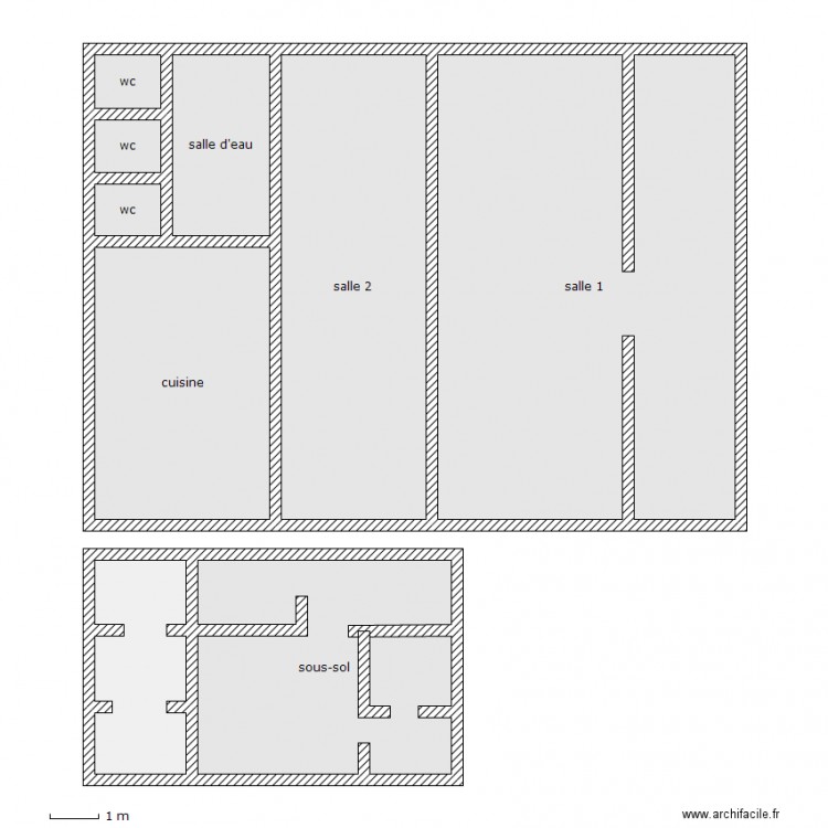 paroisse hotel de ville. Plan de 0 pièce et 0 m2