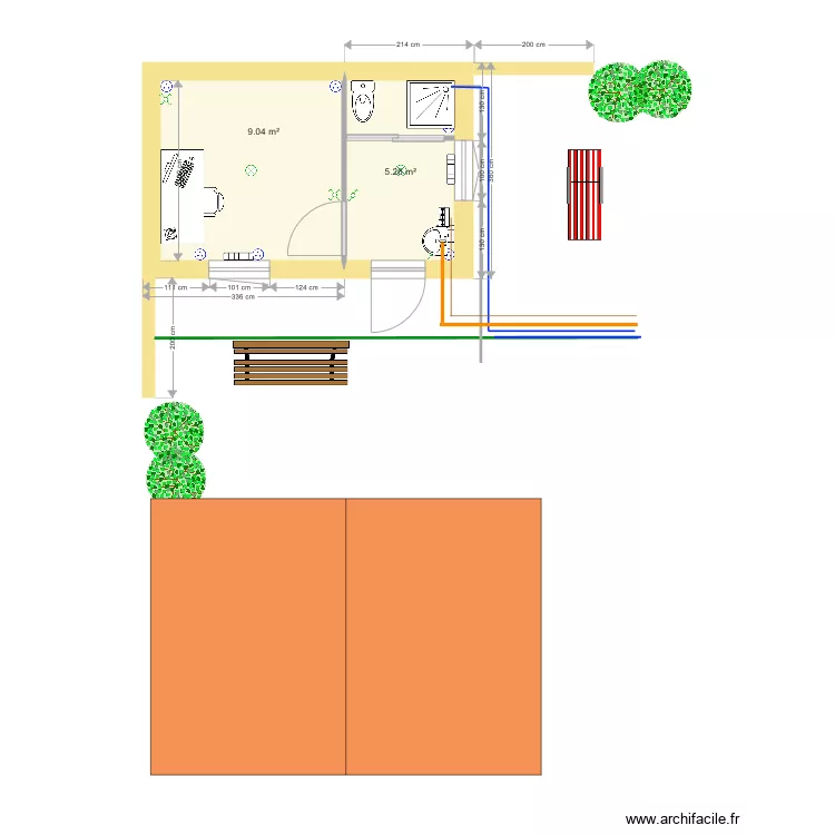 cabanon dp 1. Plan de cabanon dp 1. Plan de