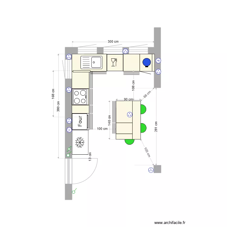 CUISINE 2 MJ. Plan de CUISINE 2 MJ. Plan de