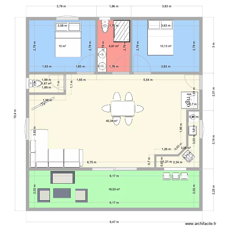 fabrice. Plan de 0 pièce et 0 m2