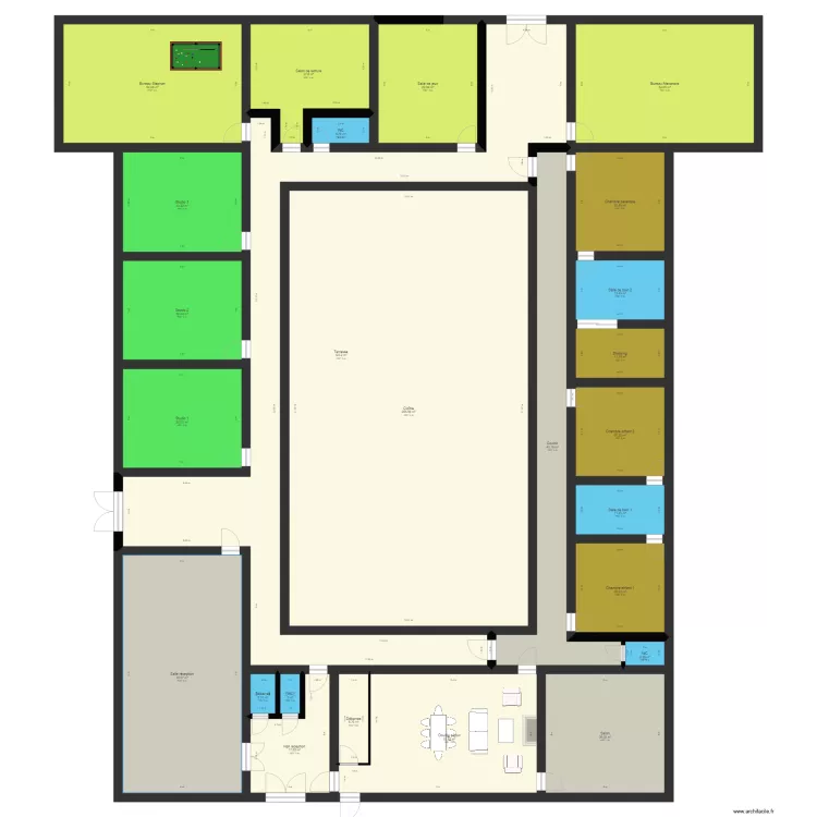 Maison de r&ecirc;ve. Plan de 