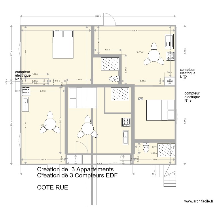 plan rodrigues RDC. Plan de 0 pièce et 0 m2