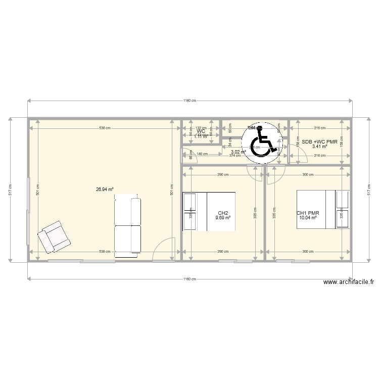 maillard 2. Plan de 0 pièce et 0 m2