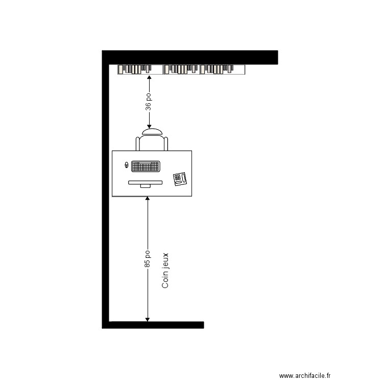 Leger. Plan de 0 pièce et 0 m2