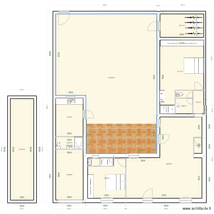 TASDON VERSION AVRIL 2023. Plan de 12 pièces et 283 m2