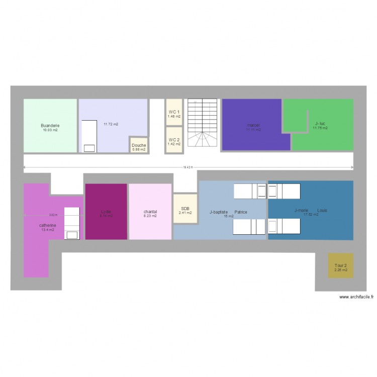 chateau juillet. Plan de 0 pièce et 0 m2