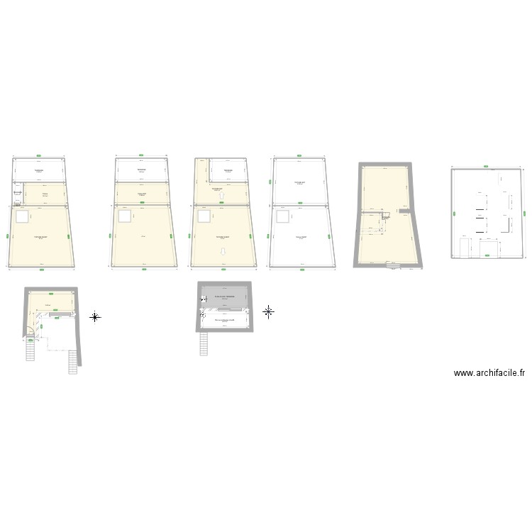 facade. Plan de 0 pièce et 0 m2