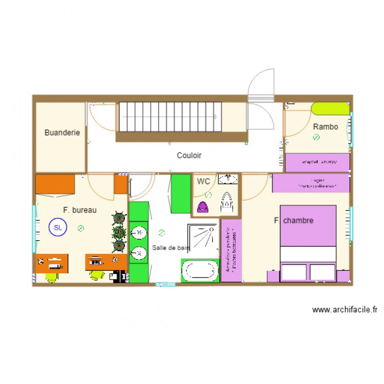 Nouveau pb angles droits V4. Plan de 0 pièce et 0 m2