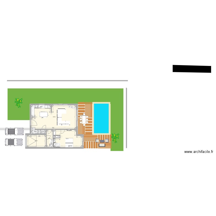 Lansargues lot 55. Plan de 6 pièces et 83 m2