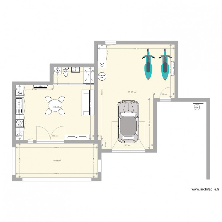 Rez  Badesi 4 4 2018 2. Plan de 0 pièce et 0 m2