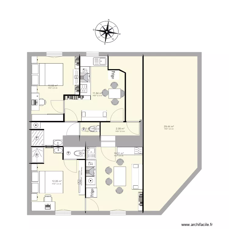 2eme projet. Plan de 