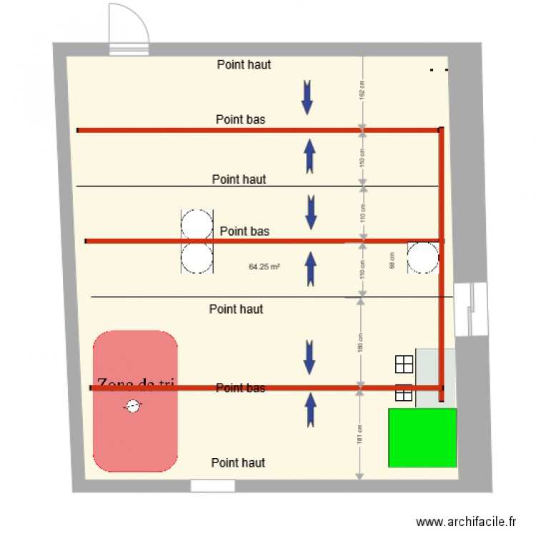 Shape incub1 macon option simple caniveau pente . Plan de 0 pièce et 0 m2