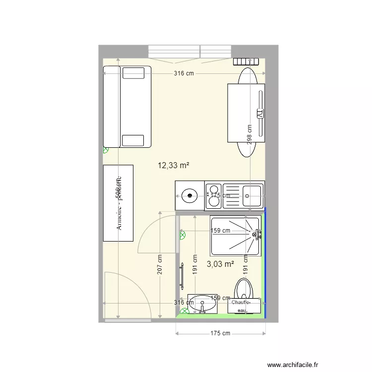 T1 50 R Bollier. Plan de 