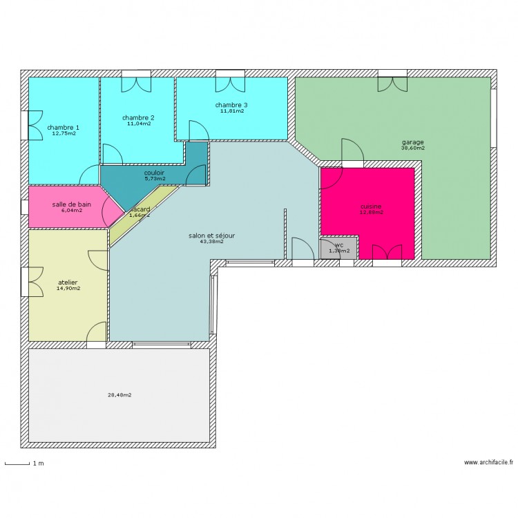 fred. Plan de 0 pièce et 0 m2