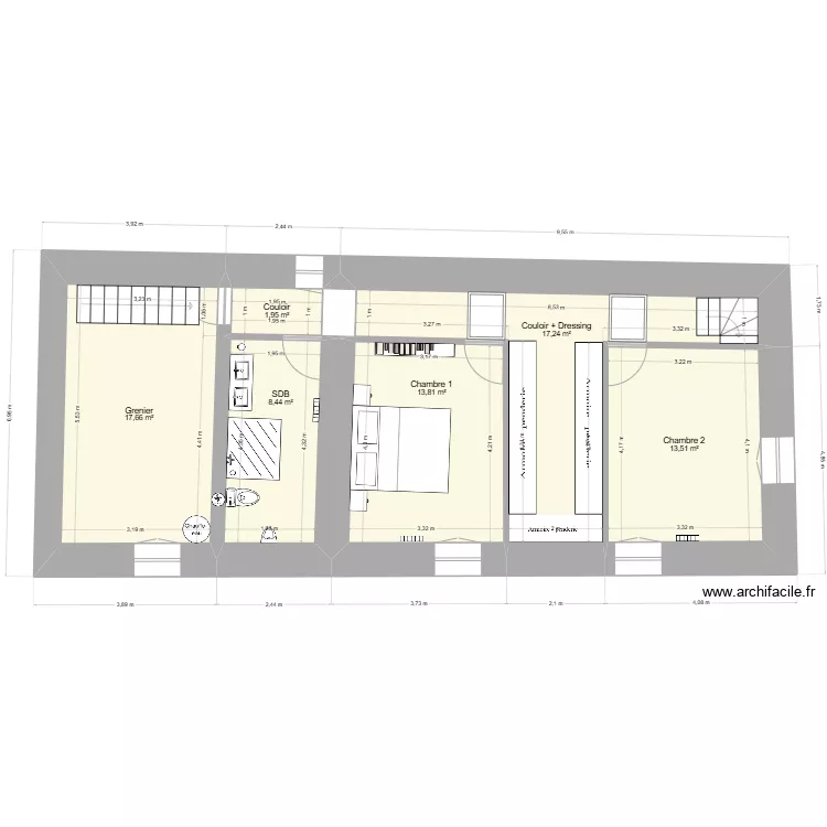 Etage Mark 3. Plan de 