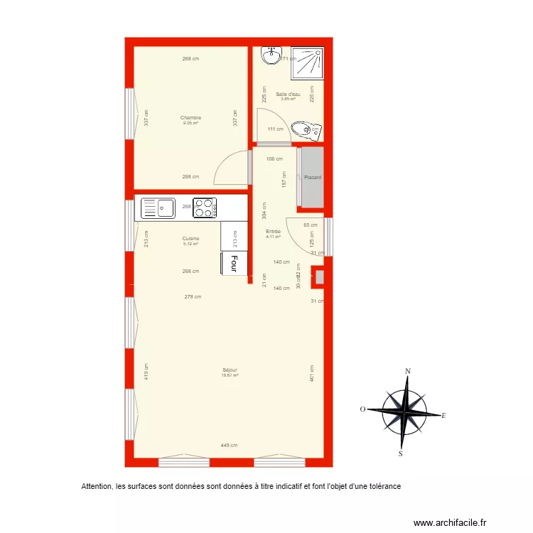 BI 3708 c&ocirc;t&eacute;. Plan de 