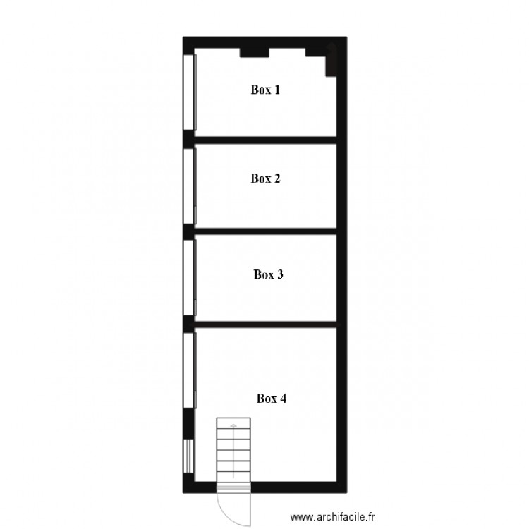 GALLIENE BOX. Plan de 0 pièce et 0 m2