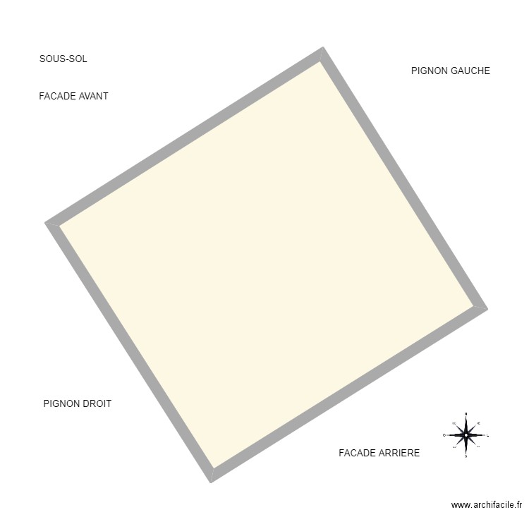 plan SOUS-SOL Benmiloud . Plan de 0 pièce et 0 m2