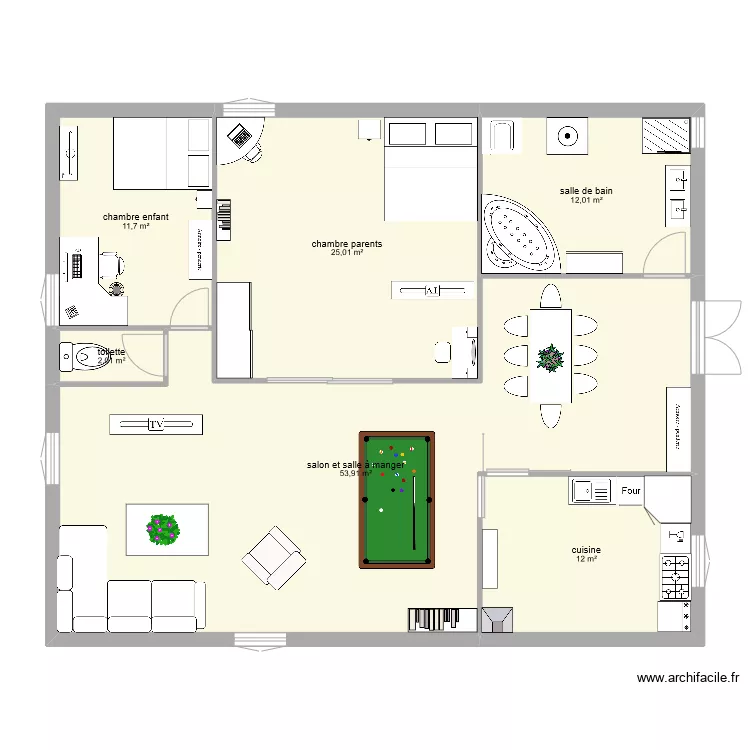 plan de maison. Plan de 