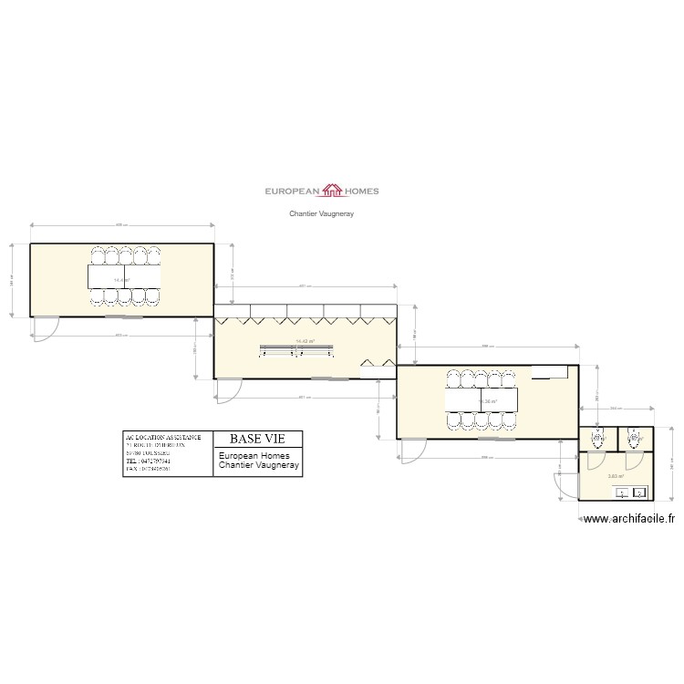 EUROPEAN HOMES VAUGNERAY. Plan de 0 pièce et 0 m2