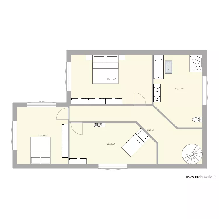 Projet Maison 2. Plan de 