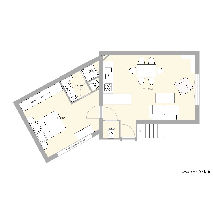 Apt Paimpol. Plan de 0 pièce et 0 m2